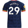 adidas Men's Arsenal Kai Havertz Away Jersey EPL + No Room For Racism Patches 26/27 (Navy/Yellow)