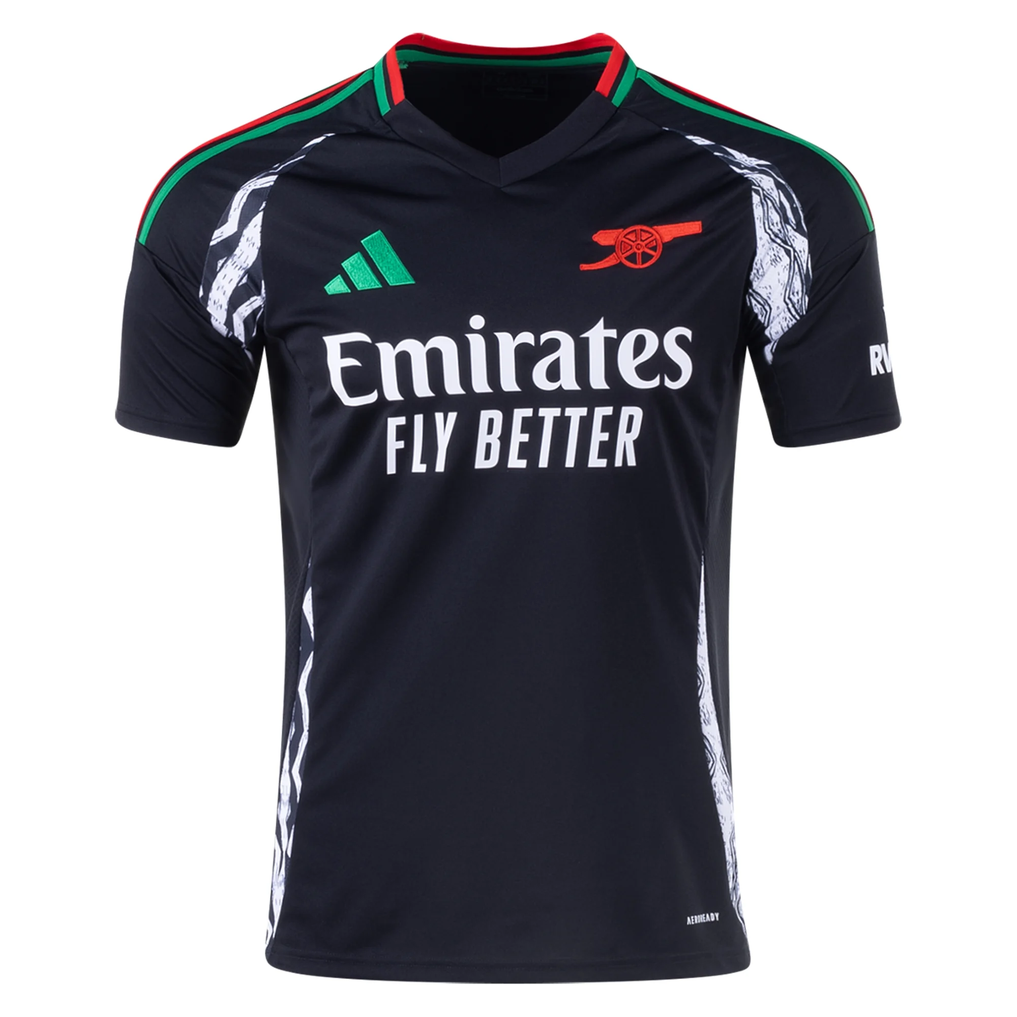 adidas Arsenal Away Jersey 24/25 (Black) - Soccer Wearhouse
