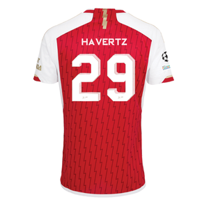 adidas Arsenal Kai Havertz Home Jersey 23/24 w/ Champions League Patches (Better Scarlet/White)