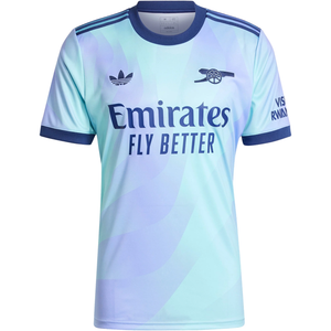 adidas Arsenal Third Jersey 24/25 (Clear Aqua/Light Flash Purple)