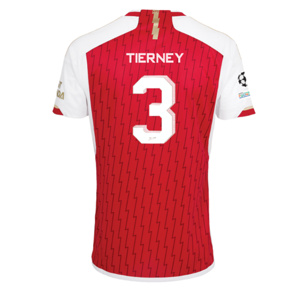 Tierney in arsenal sales shirt