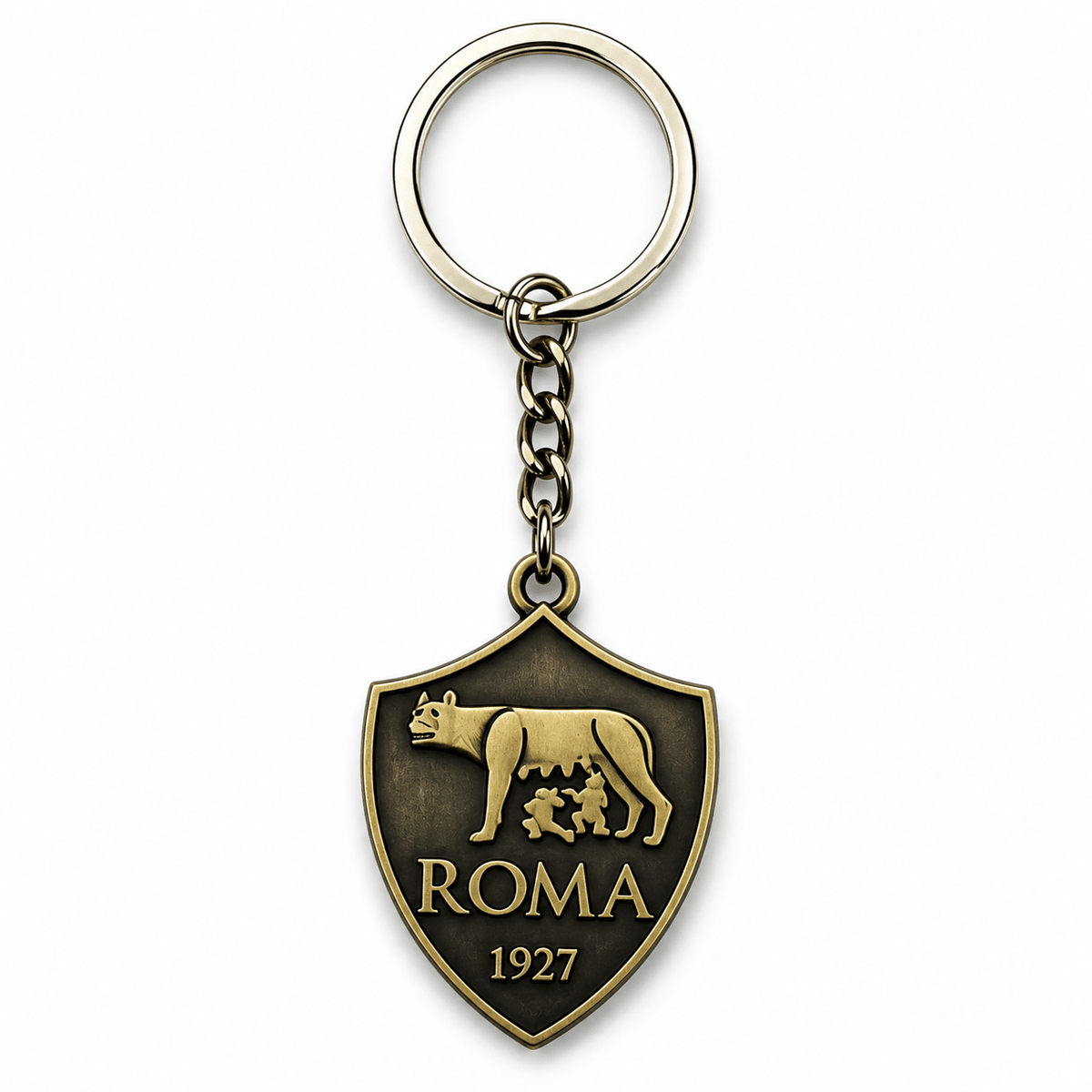 AS Roma Metal Keychain | SoccerWearhouse