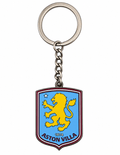 Aston Villa FC Double Sided Metal Crest Keychain