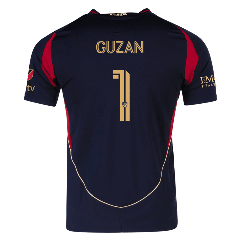 Atlanta United Brad Guzan 25/26 Home Jersey (Red/Black) - w/ MLS Patches | SoccerWearhouse