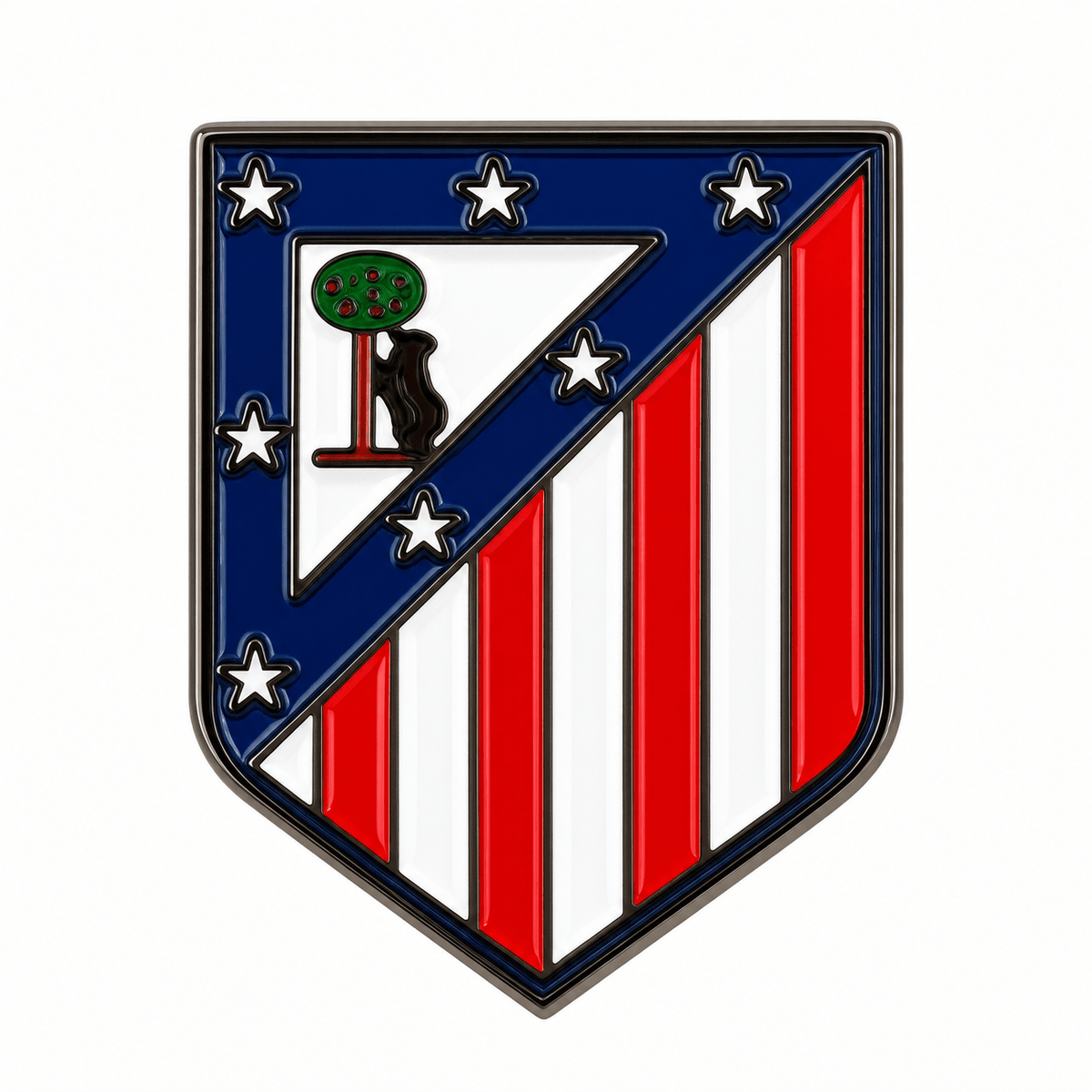 Atletico Madrid Enamel Pin | SoccerWearhouse