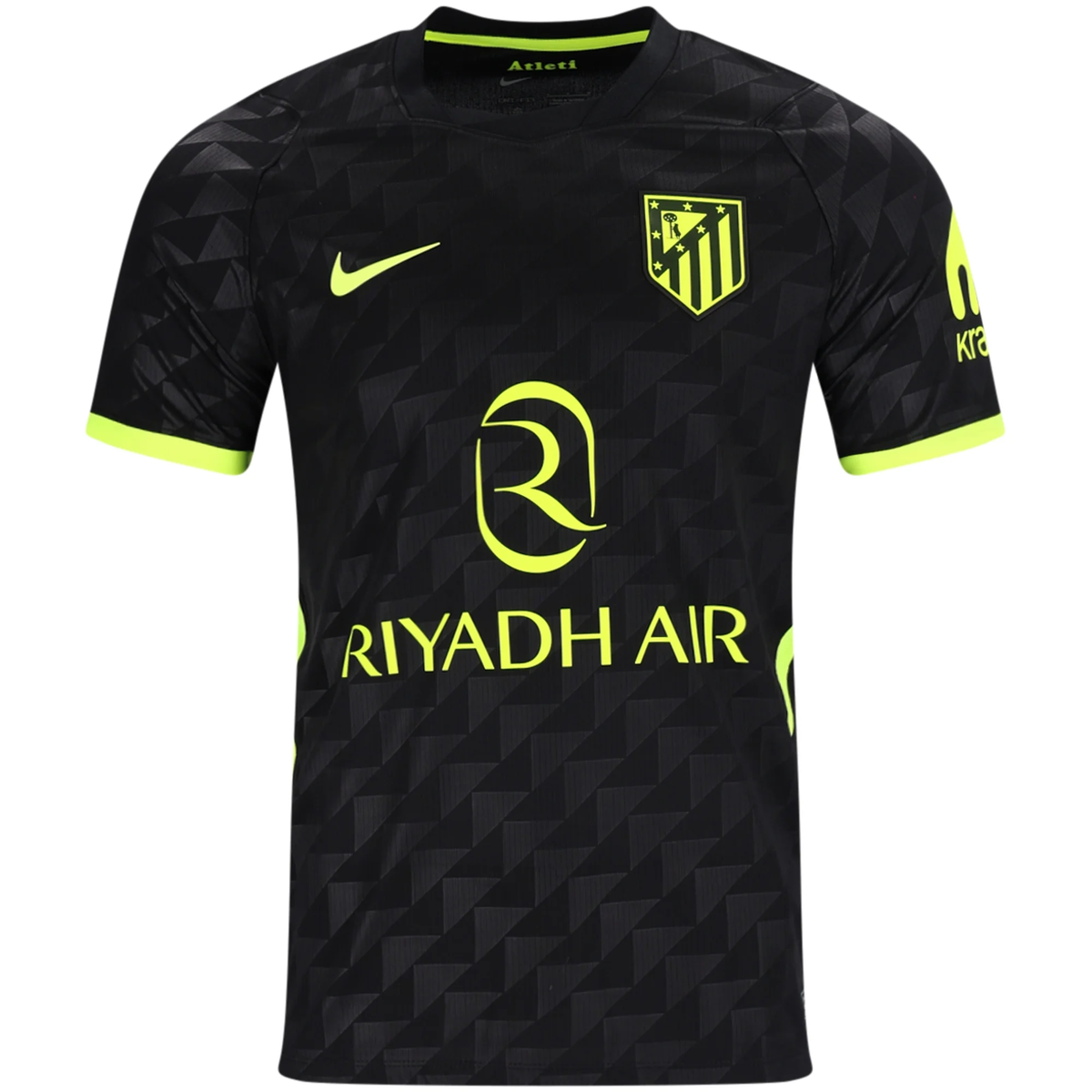 Nike Mens Atlético Madrid Away Jersey 26/27 (Black/Volt)