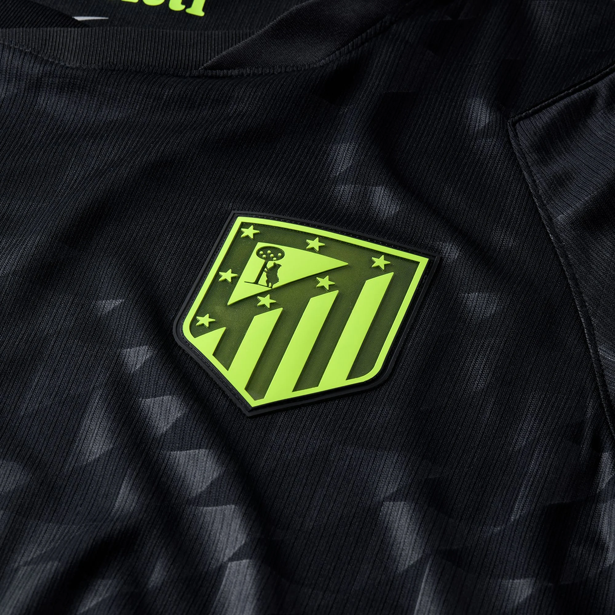 Nike Mens Atlético Madrid Away Jersey 26/27 (Black/Volt)