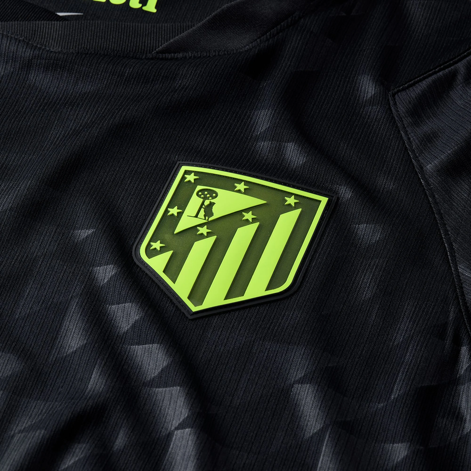 Nike Mens Atlético Madrid Away Jersey 26/27 (Black/Volt)
