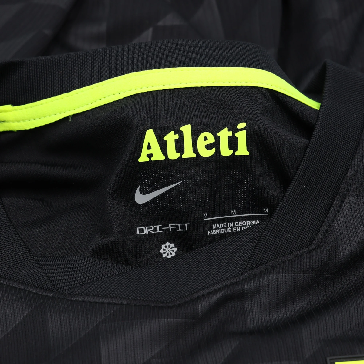 Nike Mens Atlético Madrid Away Jersey 26/27 (Black/Volt)