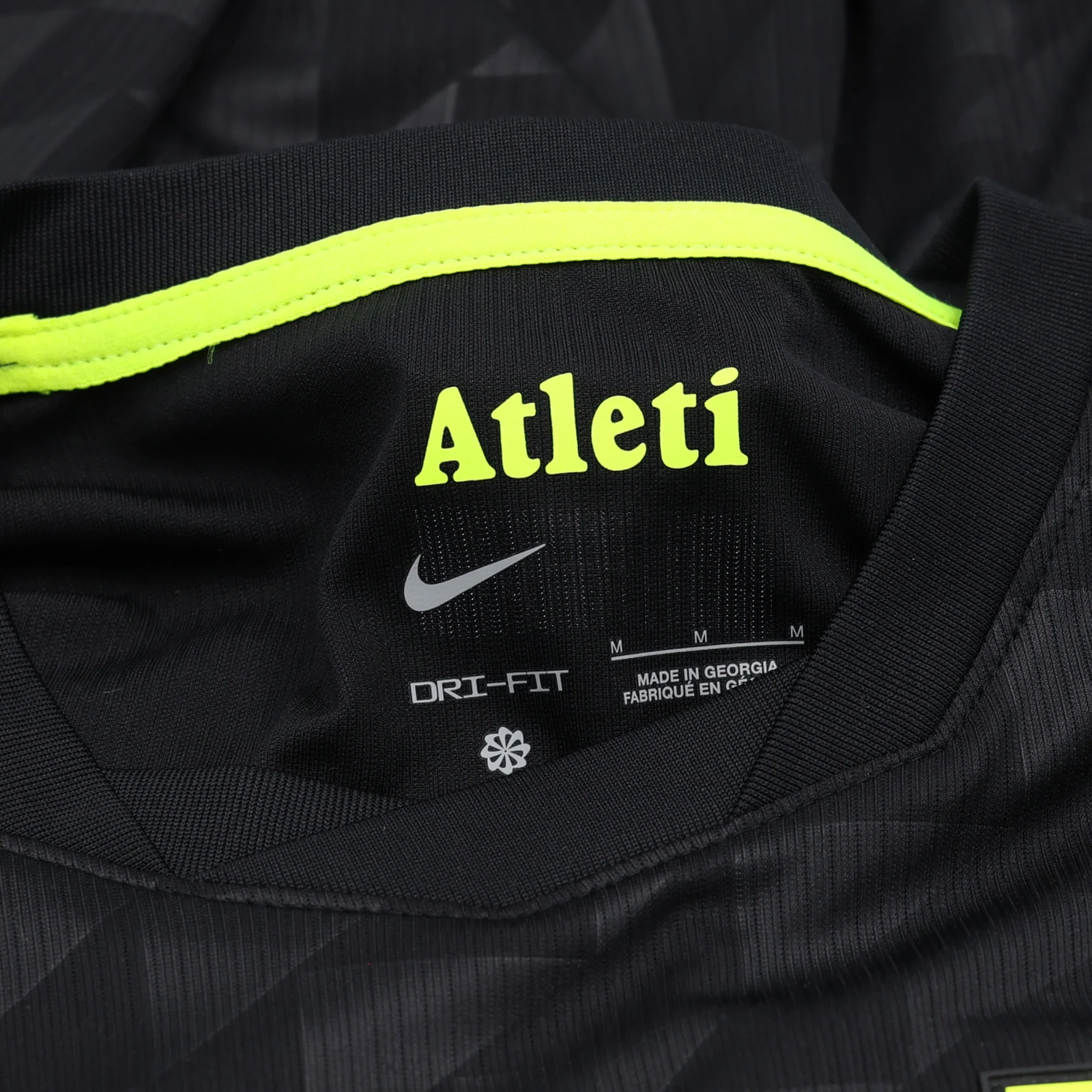 Nike Mens Atlético Madrid Away Jersey 26/27 (Black/Volt)