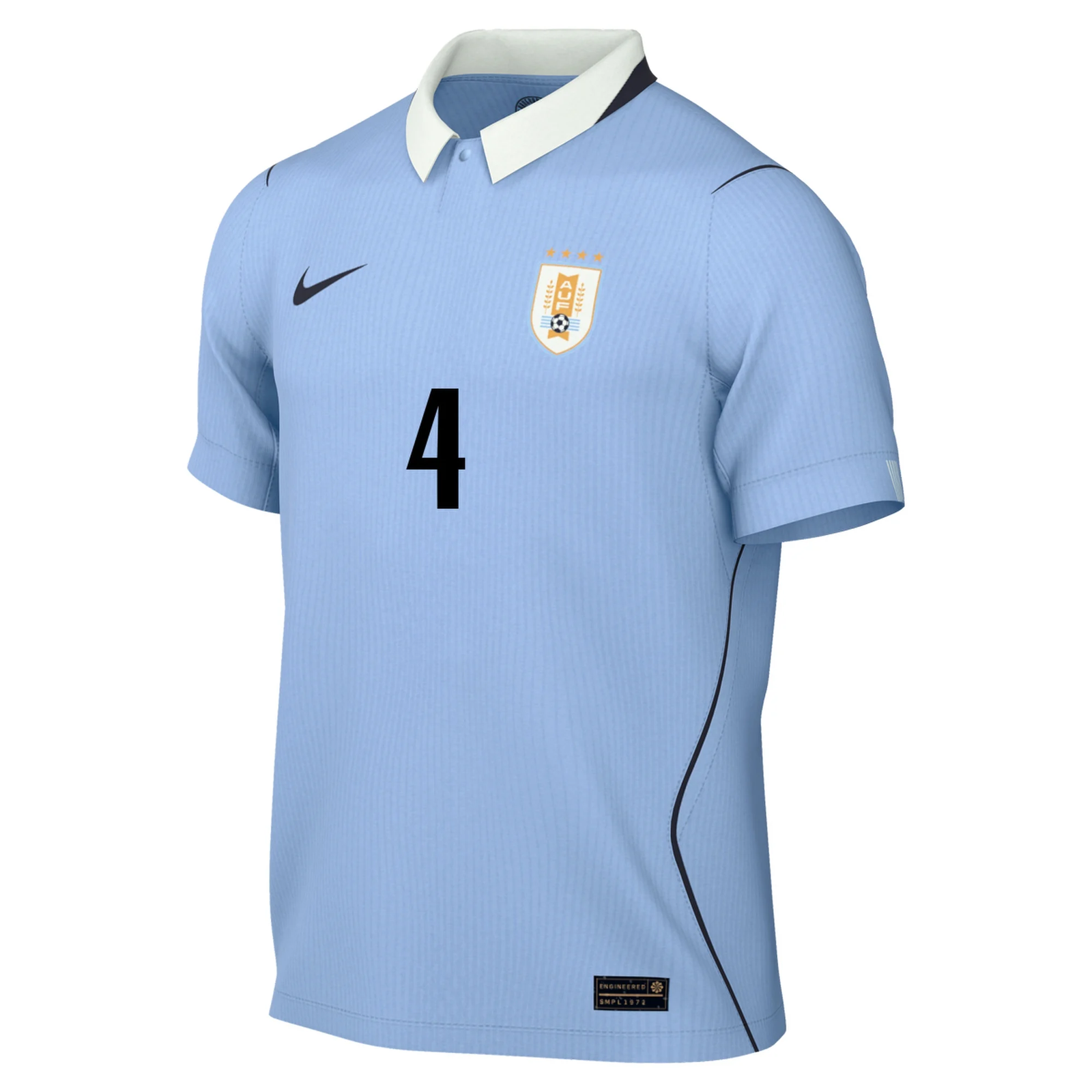 Nike Mens Uruguay Match Authentic Ronald Araujo Home Jersey 2026 (Royal Tint/Obsidian)