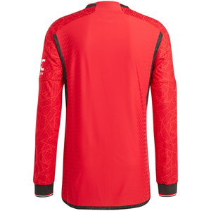 adidas Manchester United Authentic Long Sleeve Home Jersey 23/24 (Team College Red)