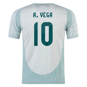 adidas Mexico Alexis Vega Away Jersey 24/25 (Linen Green)