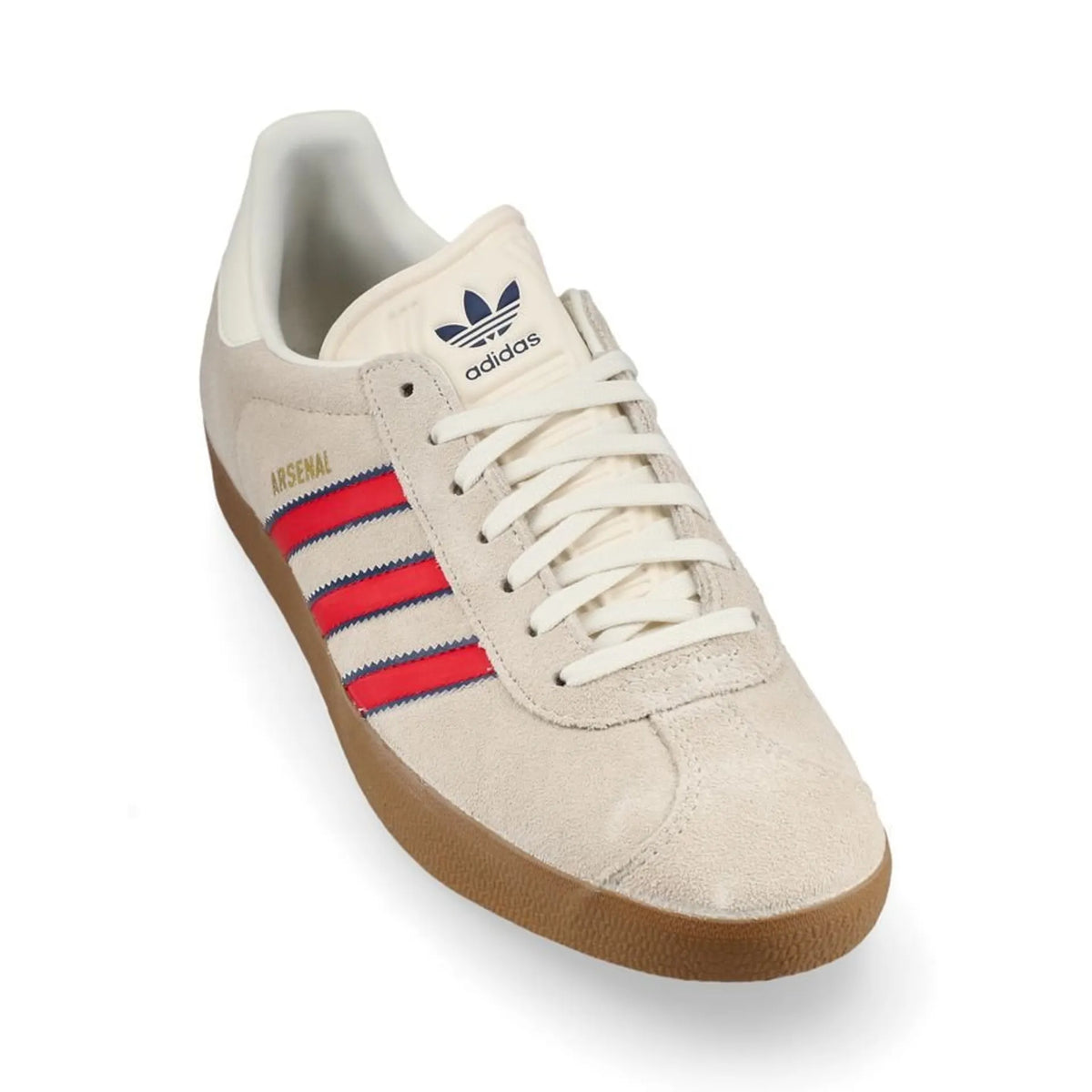 adidas Arsenal Gazelle Terrace Soccer Shoe (Offwhite/Better Scarlet/Night Sky)
