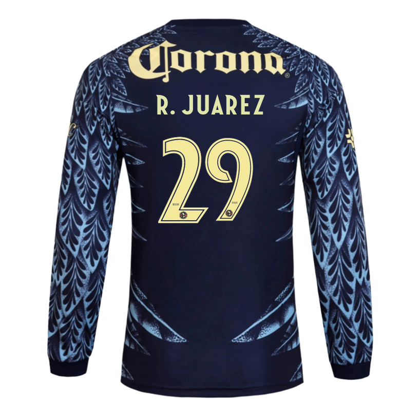 adidas R. Juarez Club América 25/26 Away Long Sleeve Jersey (Blue)