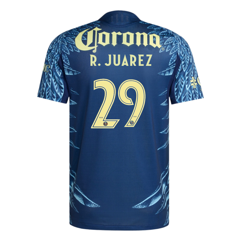 adidas R. Juarez Men's Club América 25/26 Authentic Away Jersey (Blue)