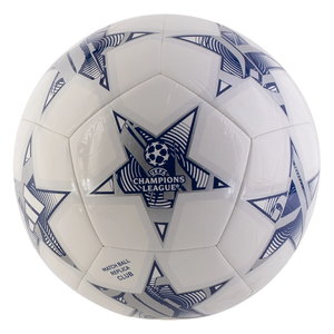 adidas Champions League Club Ball (White/Iron Metallic)