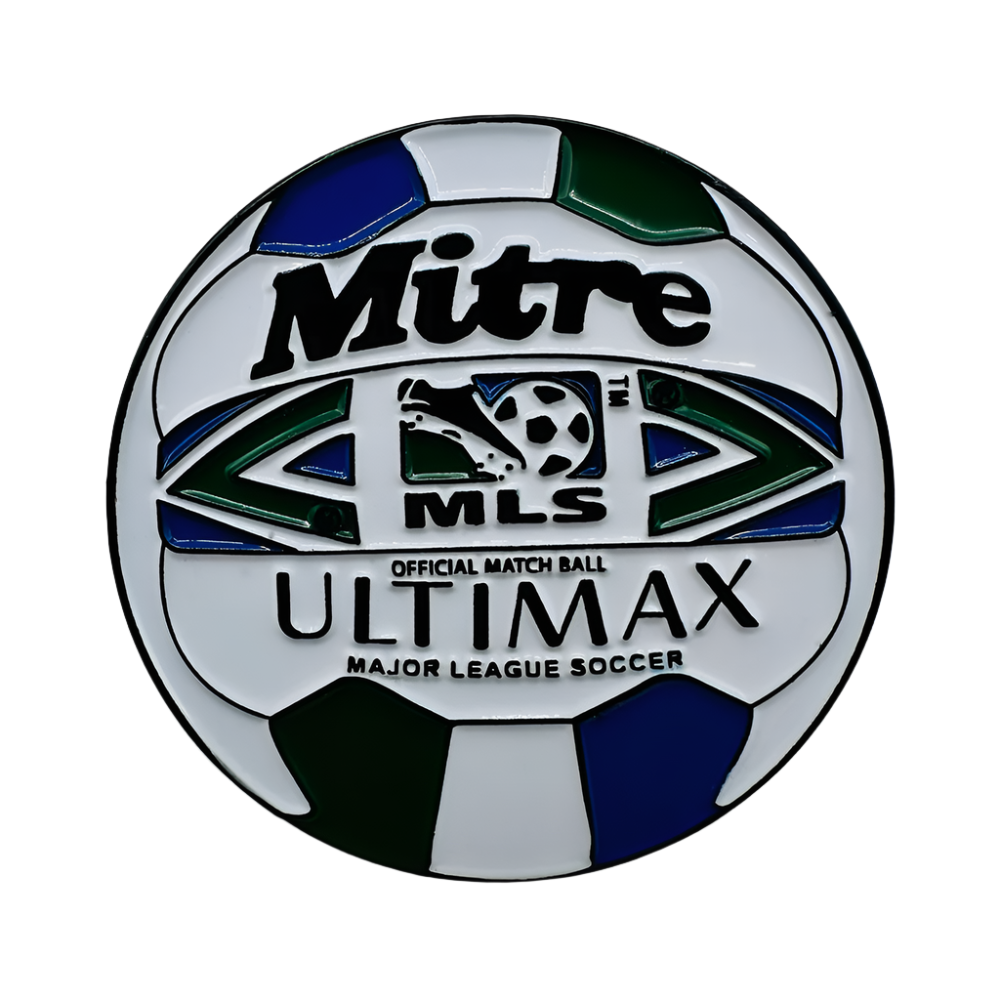 MLS Mitre Ball Retro Enamel Pin