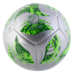 adidas MLS Club Ball 2025 (Silver Metallic/Green)