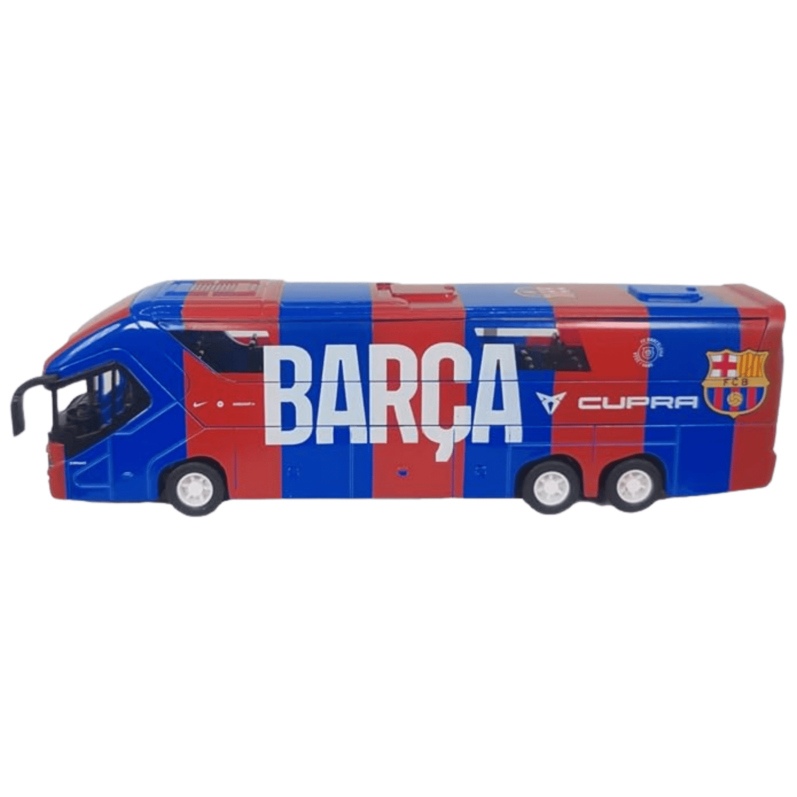 Banbo Toys FC Barcelona Team Bus (Red/Blue) | SoccerWearhouse
