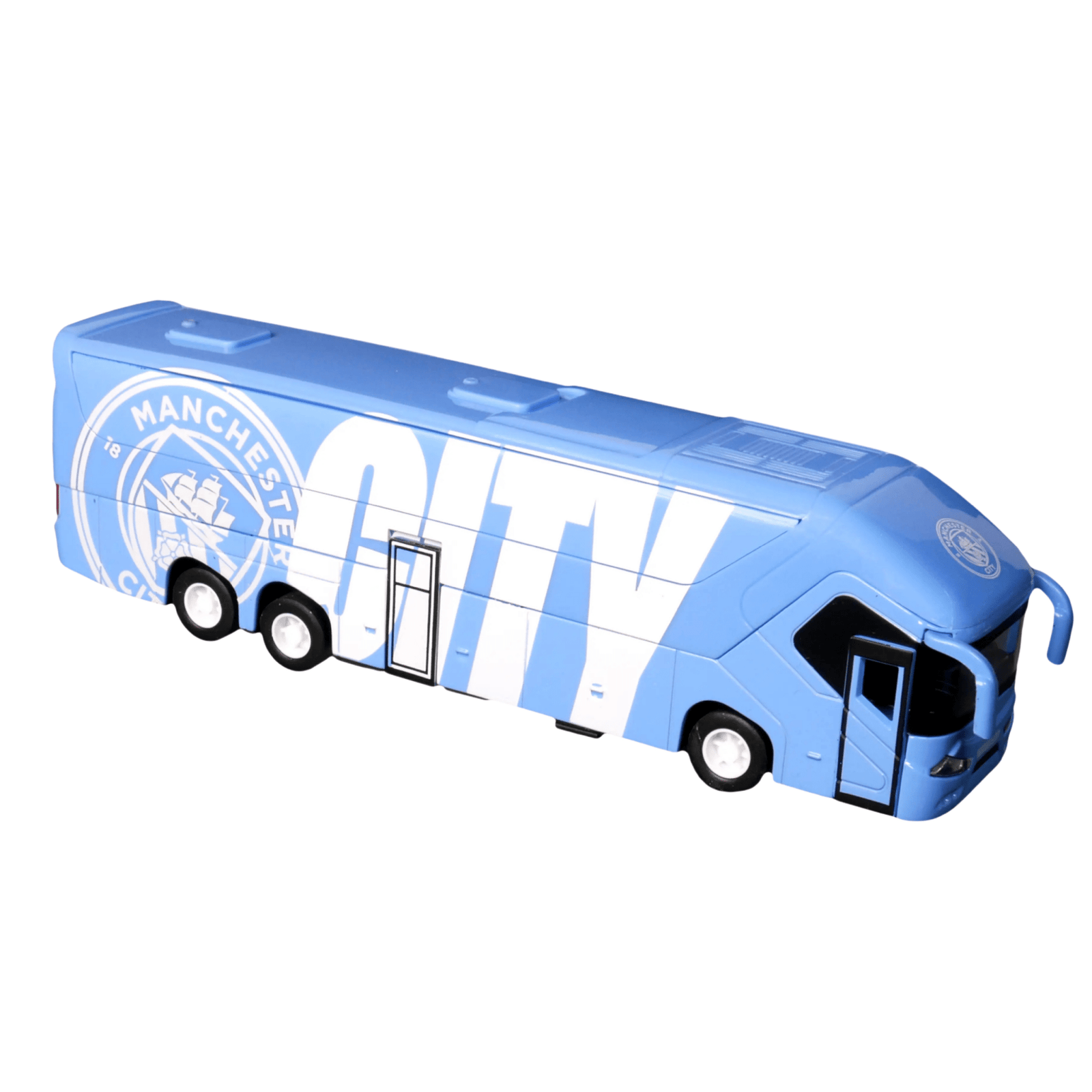 Banbo Toys Manchester City (2) Team Bus (Sky Blue) | SoccerWearhouse