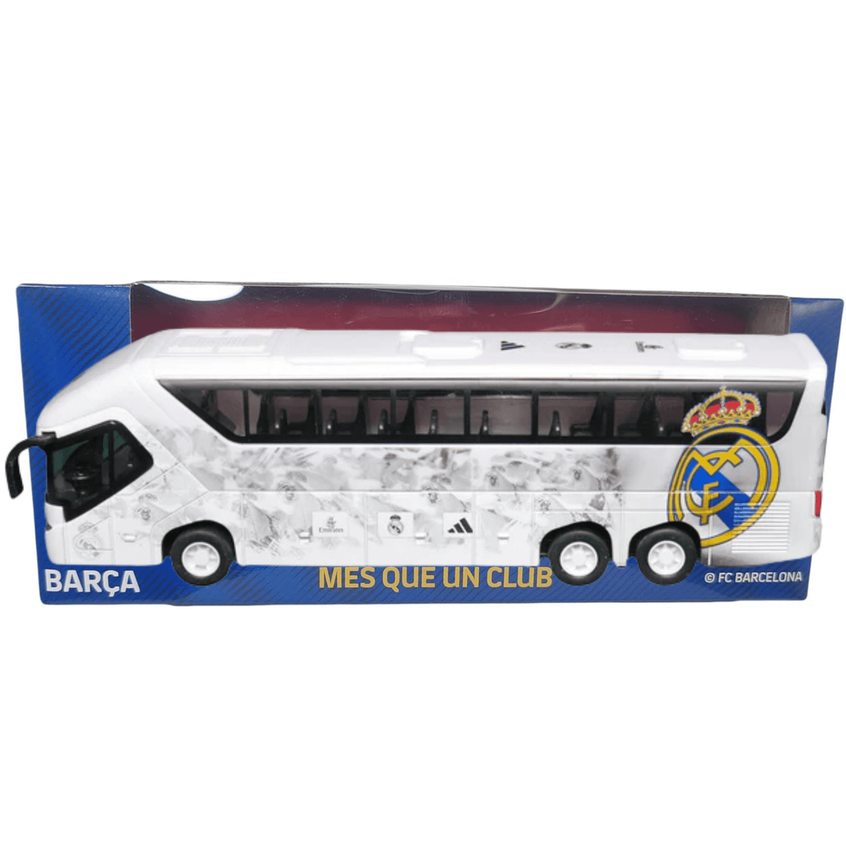 Banbo Toys Real Madrid (2) Team Bus (White) | SoccerWearhouse
