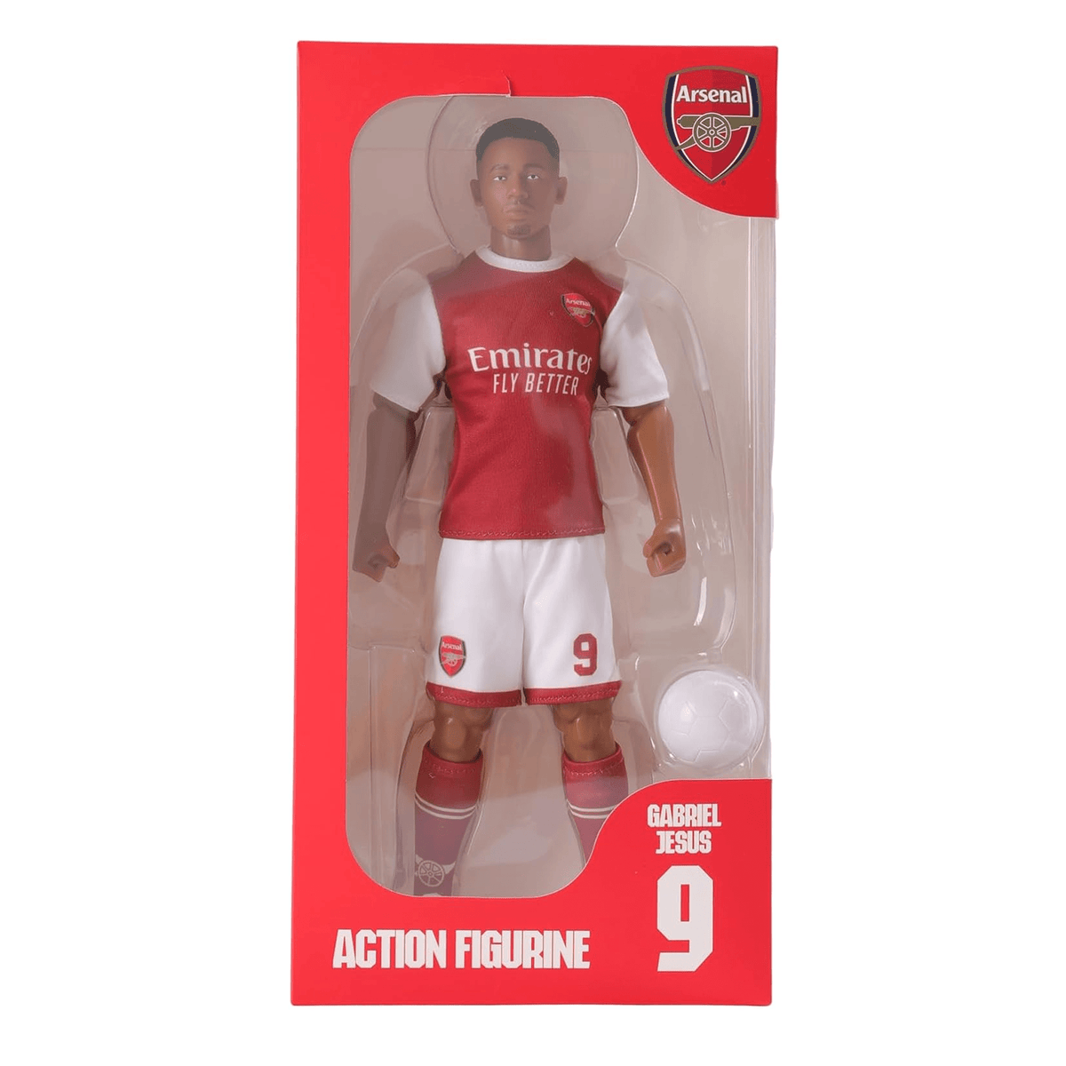 Banbotoys Arsenal Gabriel Jesus Action Figure | SoccerWearhouse