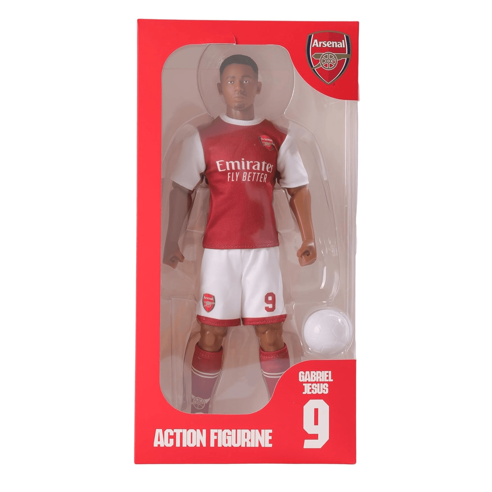 Banbotoys Arsenal Gabriel Jesus Action Figure | SoccerWearhouse