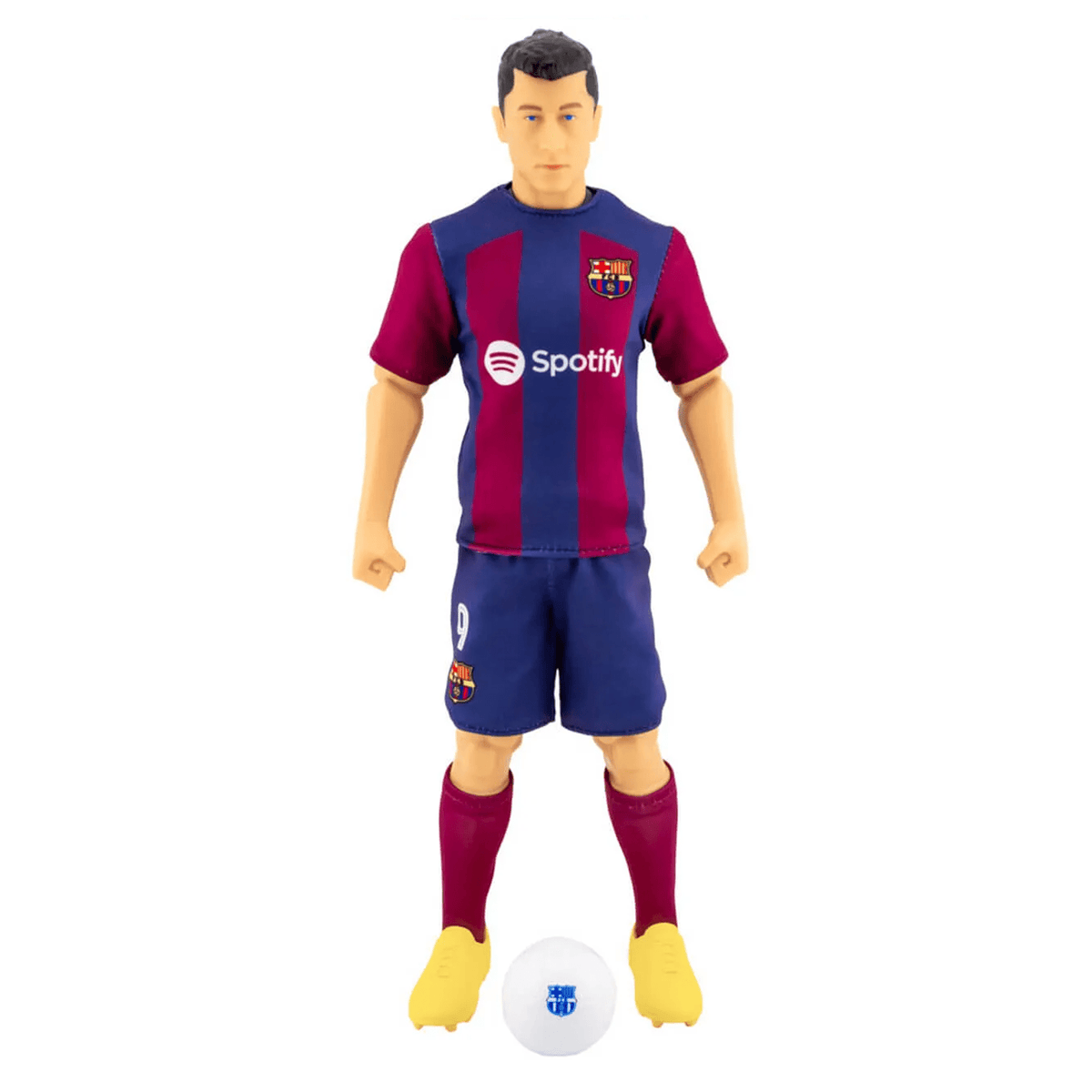 Banbotoys Barcelona Robert Lewandowski Action Figure | SoccerWearhouse