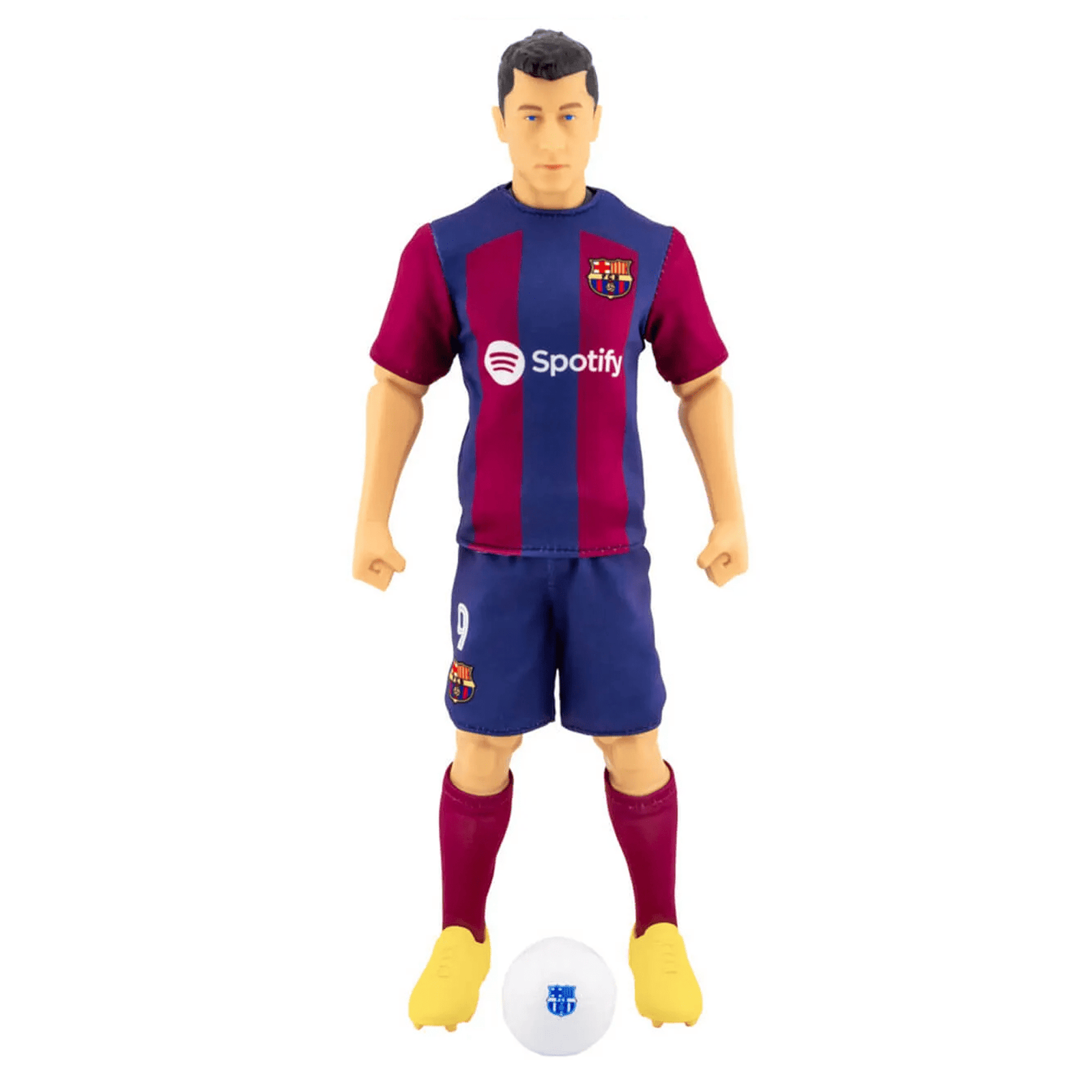 Banbotoys Barcelona Robert Lewandowski Action Figure | SoccerWearhouse