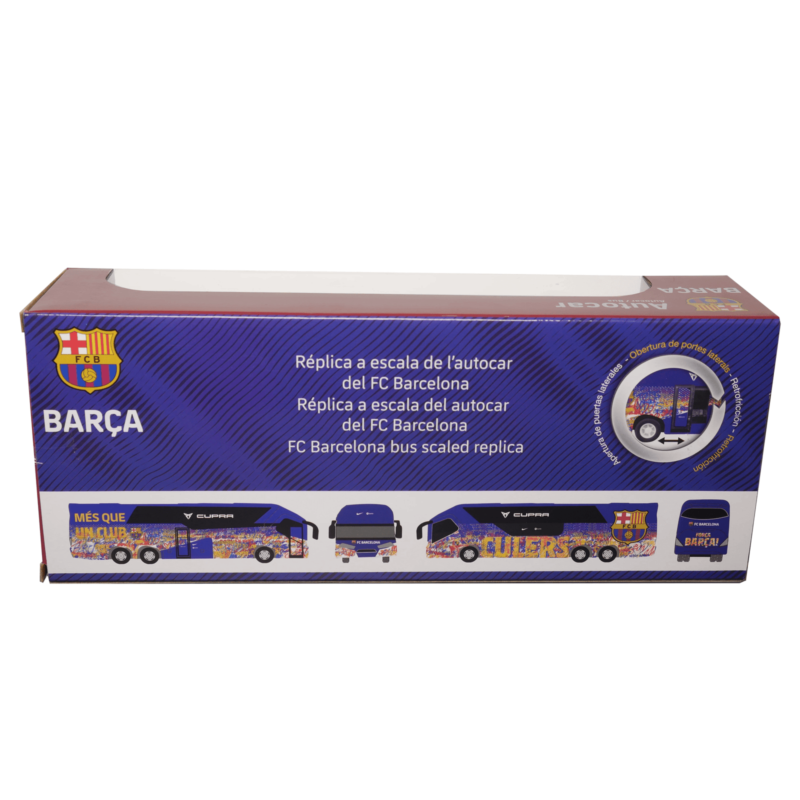 BANBOTOYS Barcelona Team Bus Figure | SoccerWearhouse
