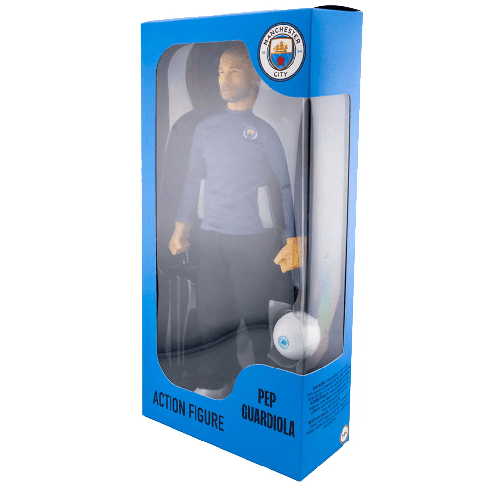 Banbotoys Manchester City Pep Guardiola Action Figure | SoccerWearhouse