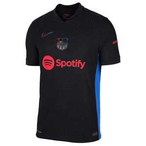 Nike Barcelona Authentic Away Jersey 24/25 (Black/University Red/Hyper Royal)