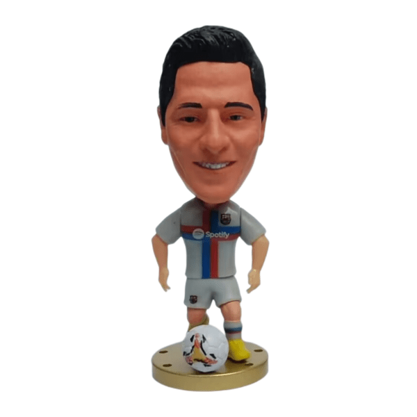 Barcelona Lewandowski Third Mini Figure | SoccerWearhouse