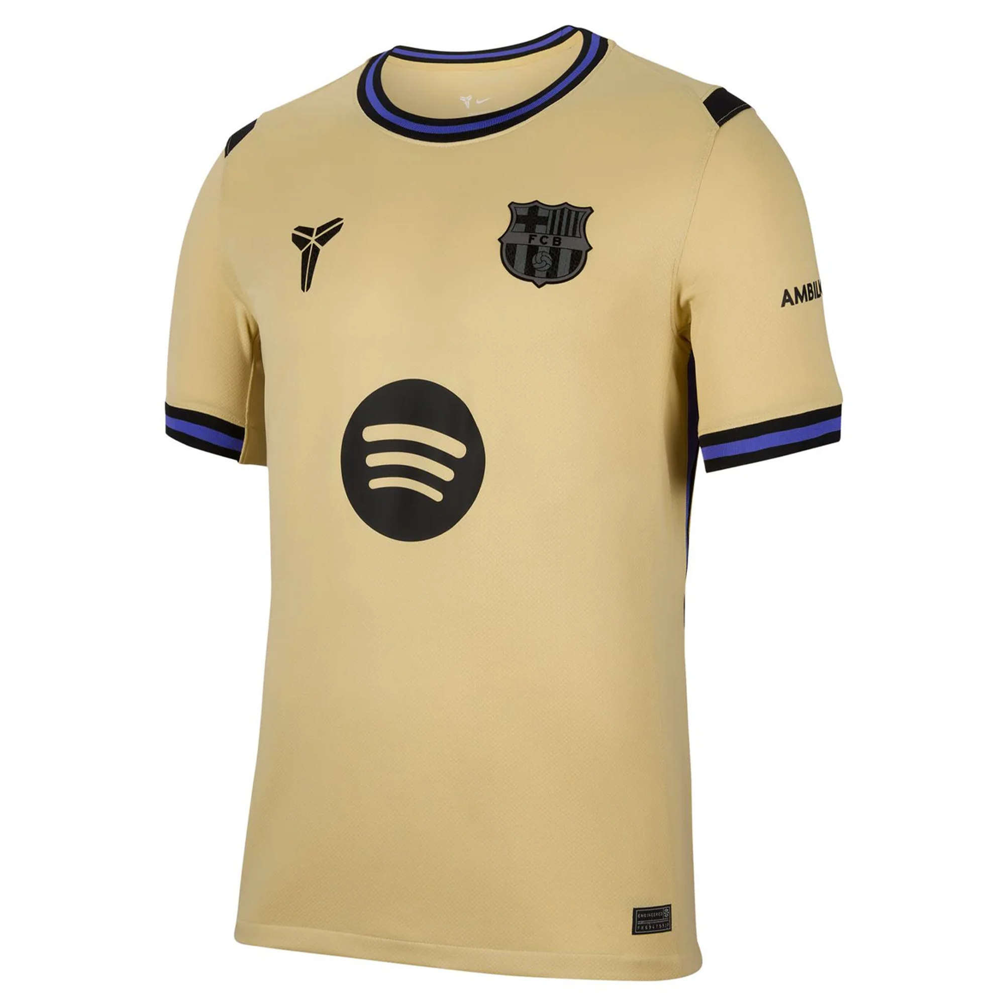 Nike Men's FC Barcelona Away Jersey 25/26 (Team Gold/Persion Violet/Black)