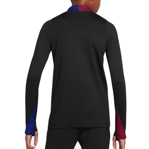 Nike Youth Barcelona Strike Top Jacket 24/25 (Black/Noble Red)