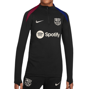 Nike Youth Barcelona Strike Top Jacket 24/25 (Black/Noble Red)