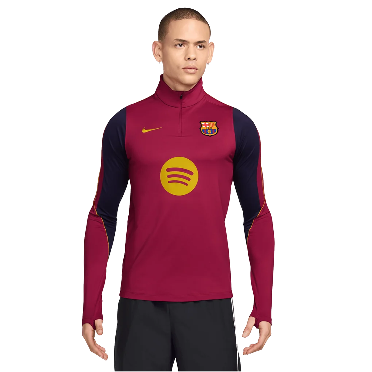 Nike Mens Barcelona Strike Drill Top 26/27 (Red/Yellow)