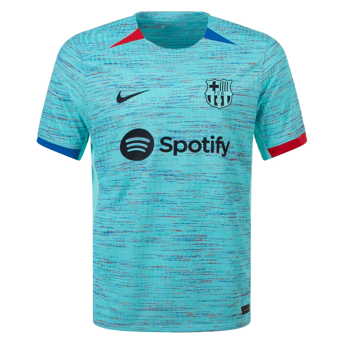 Nike Barcelona Authentic Match Vaporknit Third Jersey 23 24 Light Aqu Soccer Wearhouse