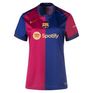 Nike Womens Barcelona Robert Lewandowski Home Jersey 24/25 (Deep Royal/Club Gold)