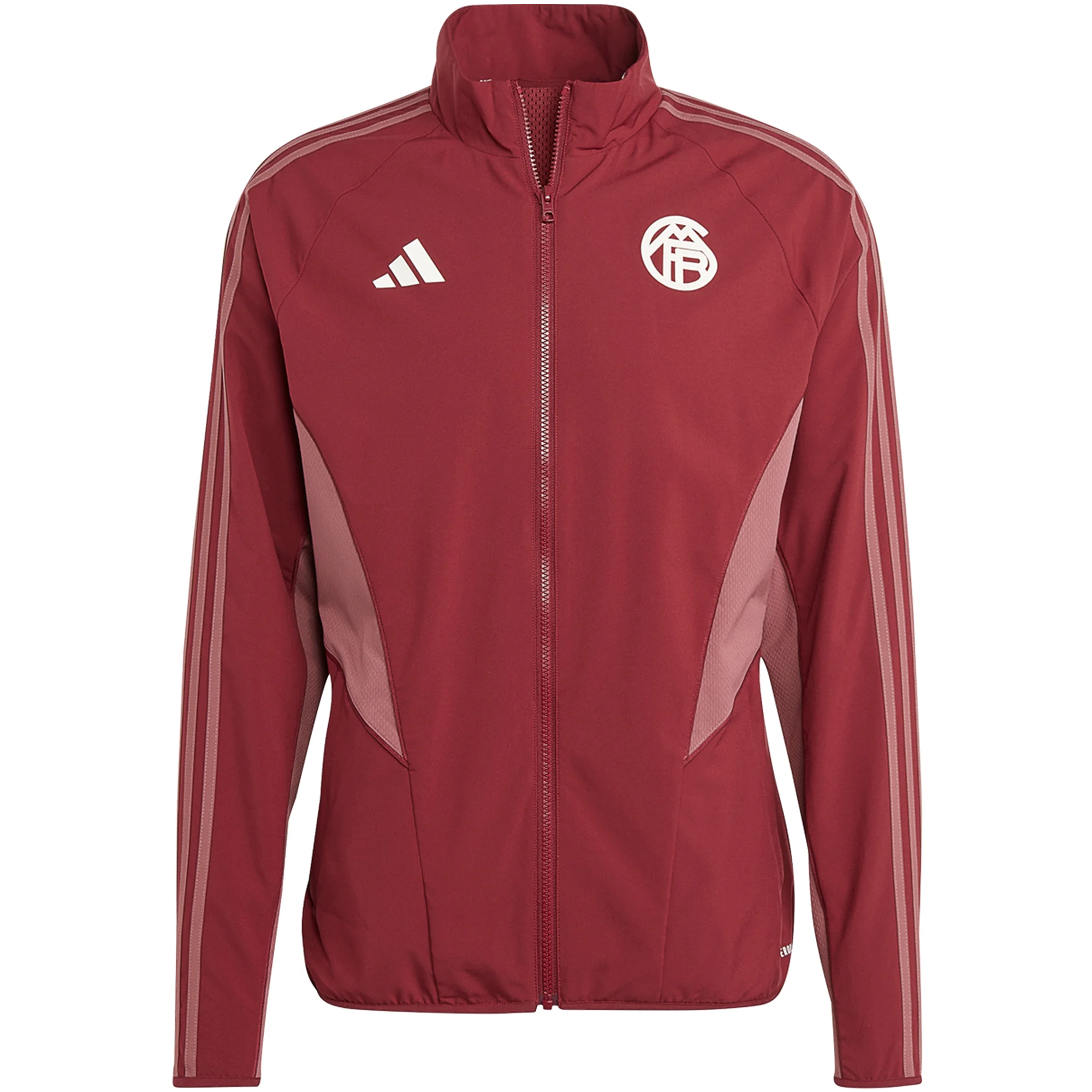 Adidas red top mesh jacket