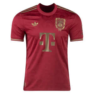 adidas Bayern Munich 125th Anniversary Jersey 25/26 (Maroon/Gold)