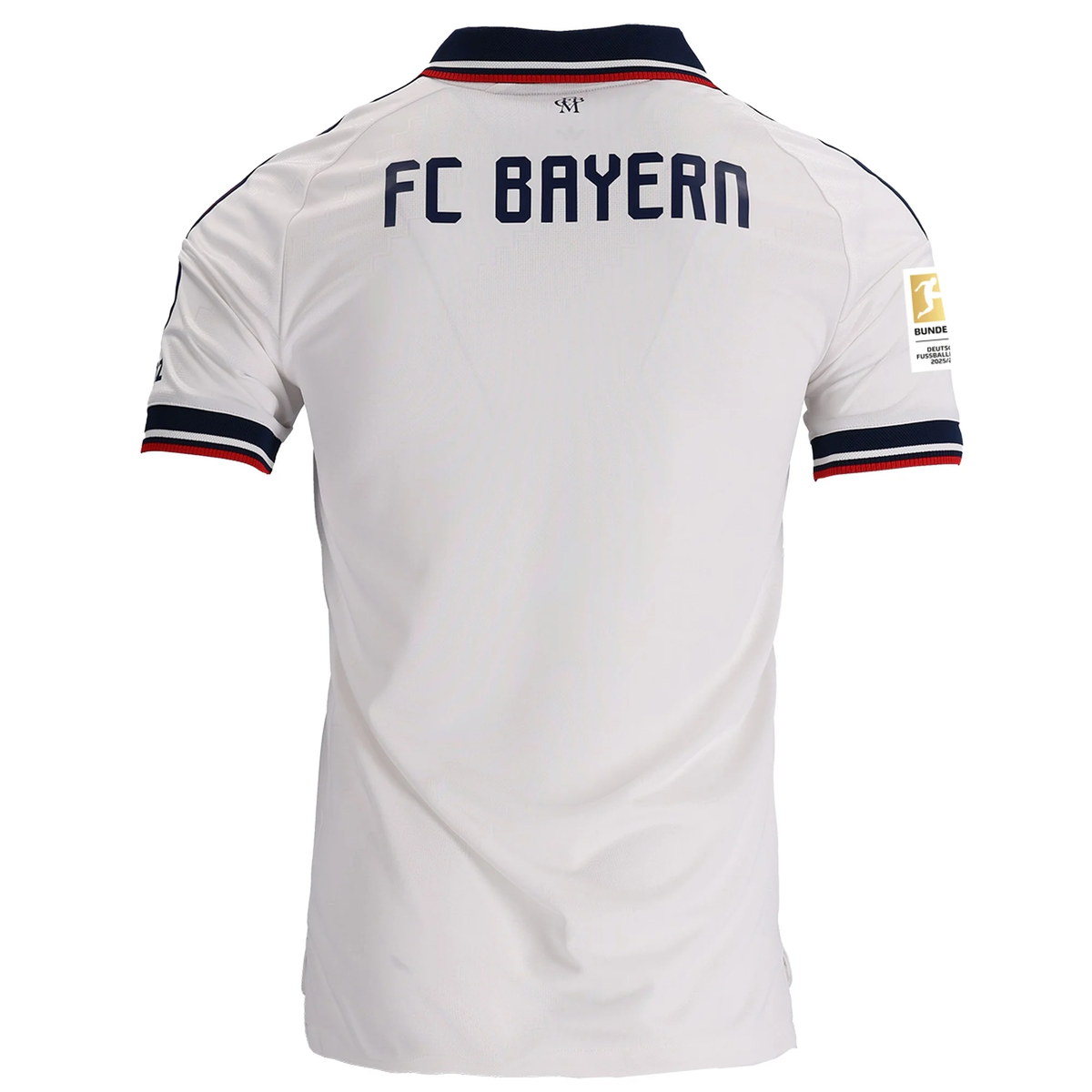 adidas Mens Bayern Munich Authentic Away Jersey w/ Bundesliga Champion Patch 26/27 (White)
