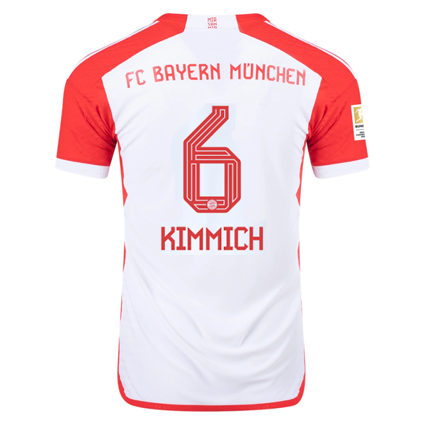 adidas Bayern Munich Authentic Joshua Kimmich Home Jersey w