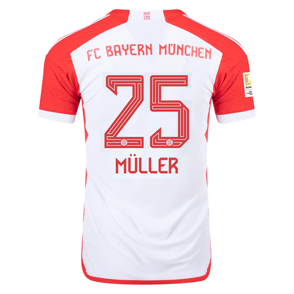 adidas Bayern Munich Authentic Thomas Müller Home Jersey w