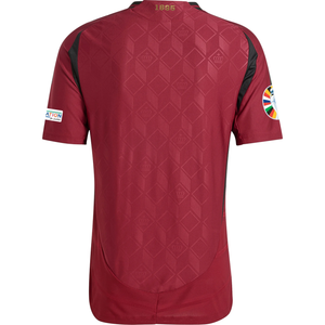 adidas Belgium Authentic Home Jersey w/ Euro 2024 Patches 24/25 (Burgundy)