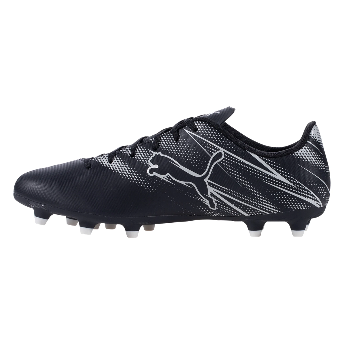Puma Youth Jr. Attacanto FG/AG Soccer Cleats (Puma Black/Silver Mist