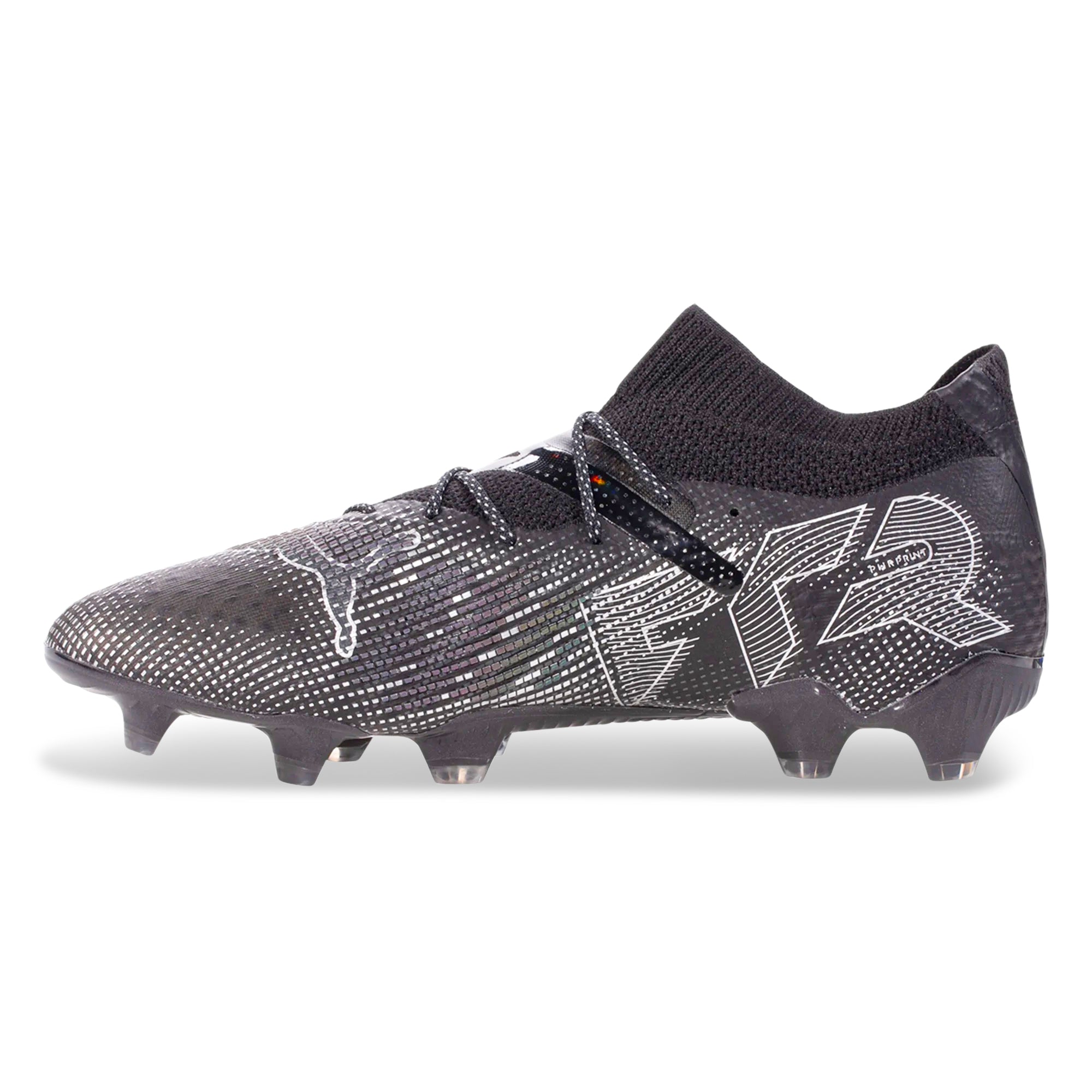 NEW Puma Men’s 8.5 FUTURE 7 ULTIMATE FG/AG Soccer Cleats Black/Silver 107916-02 PUMA Future 7 Ultimate FG/AG Eclipse Pack Black Silver  main image 2