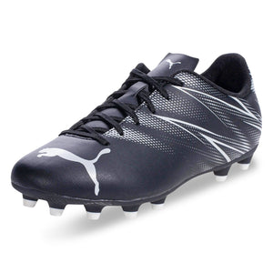 Puma Youth Jr. Attacanto FG/AG Soccer Cleats (Puma Black/Silver Mist)