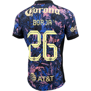 Nike Club America Cristian Borja Third Jersey 24/25 (Medium Blue/Black/Lemon Chiffon)